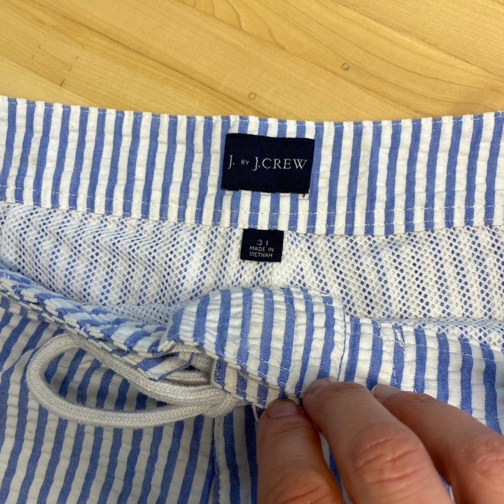 JCrew Seersucker Swim Shorts - Picture 4 of 5